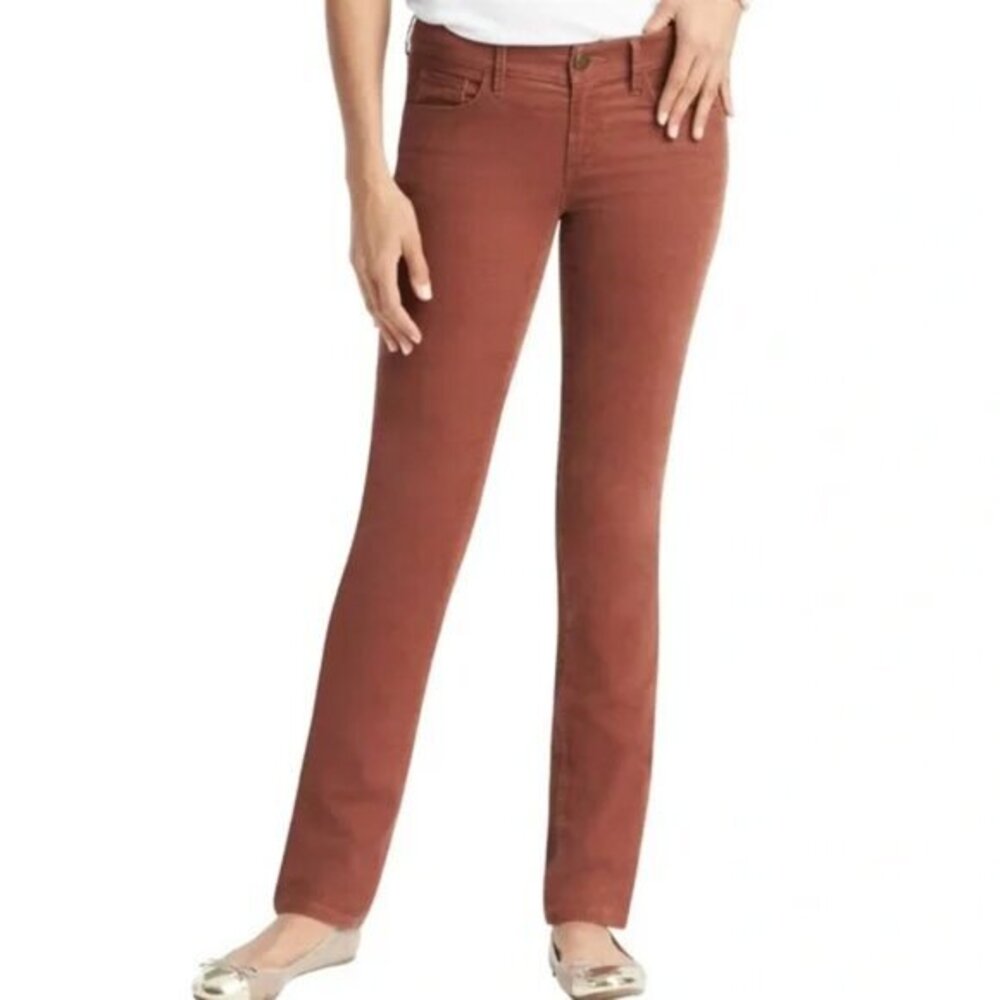 LOFT Corduroy Straight Leg Pants 26/2, Cinnamon